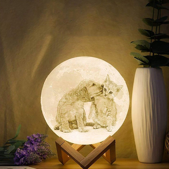 Personalized Photo 3D Moon Lamp