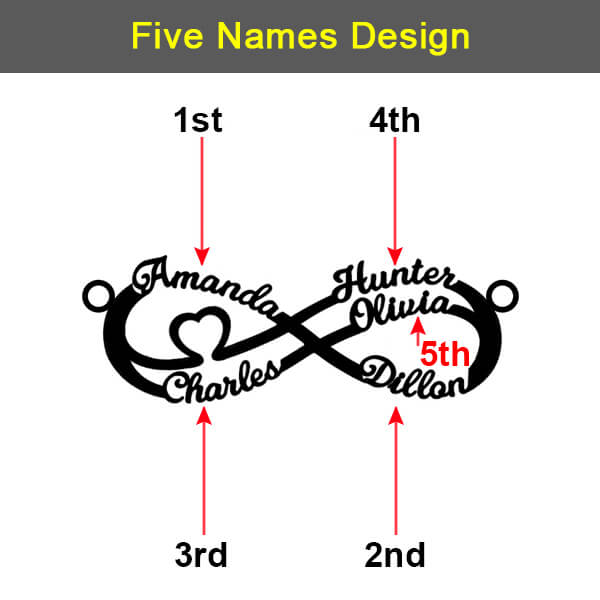 Personalized Infinity Name Necklace